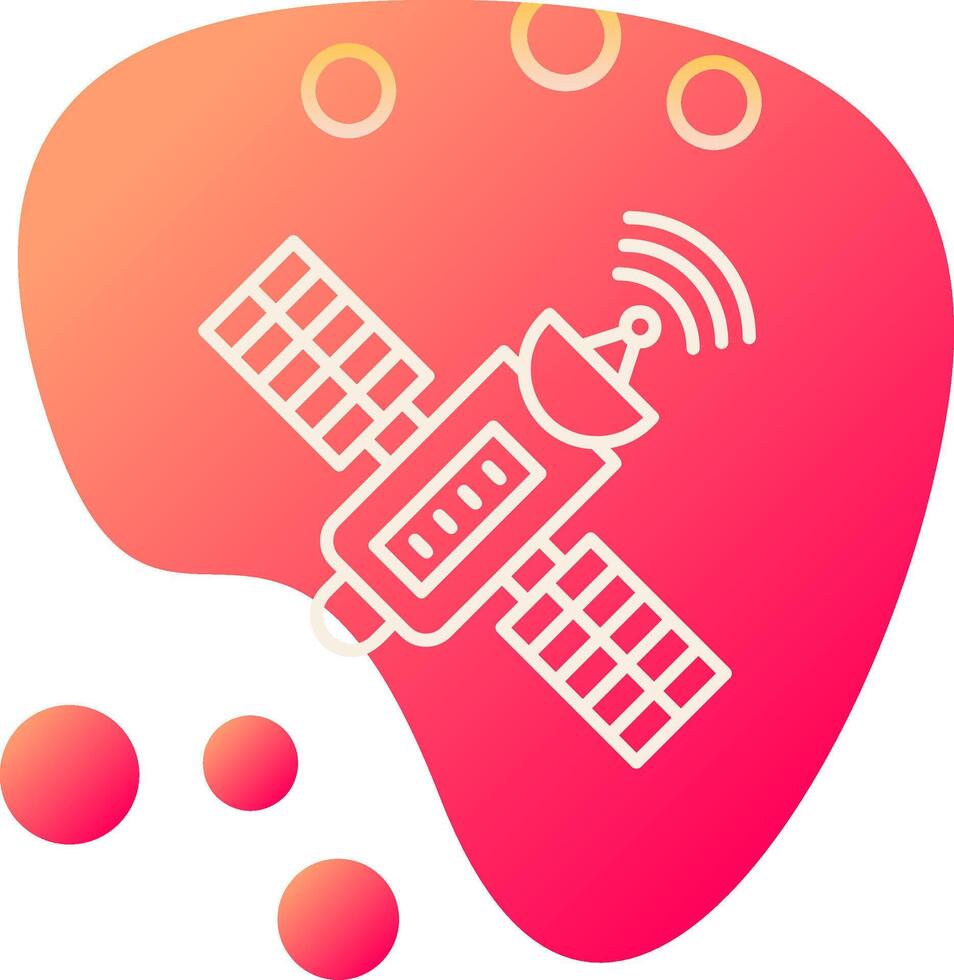 satelliet vector pictogram