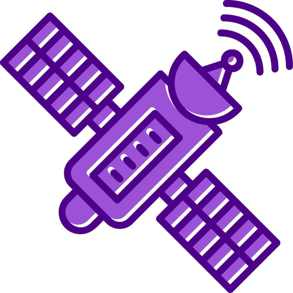 satelliet vector pictogram