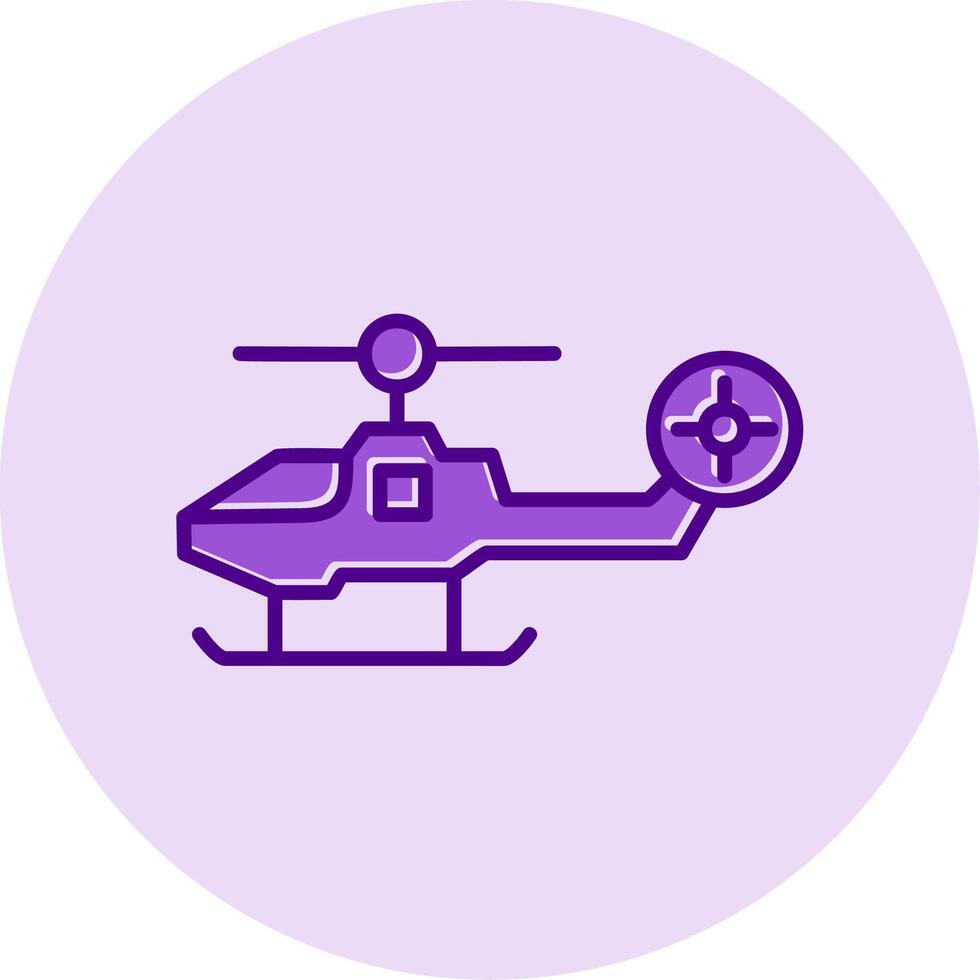 vechter helikopter vector icoon