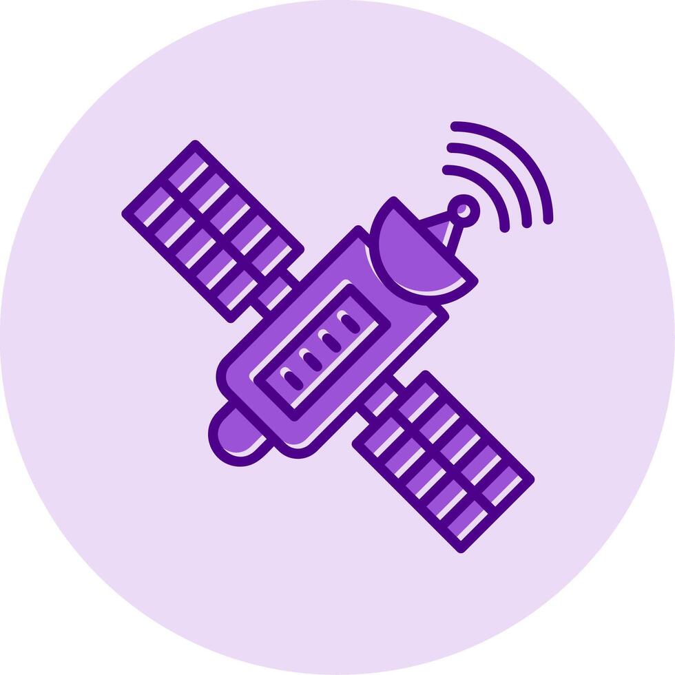 satelliet vector pictogram