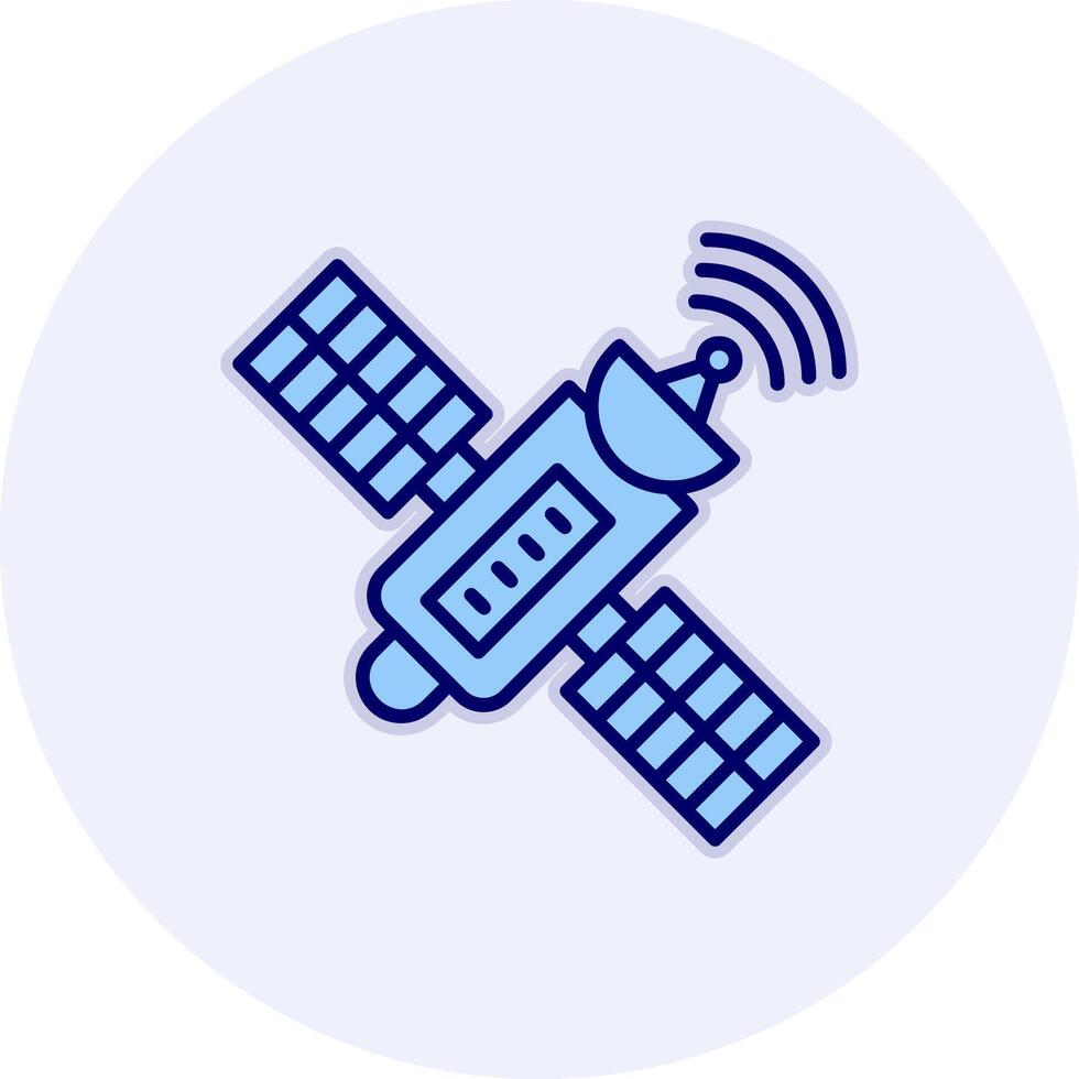 satelliet vector pictogram