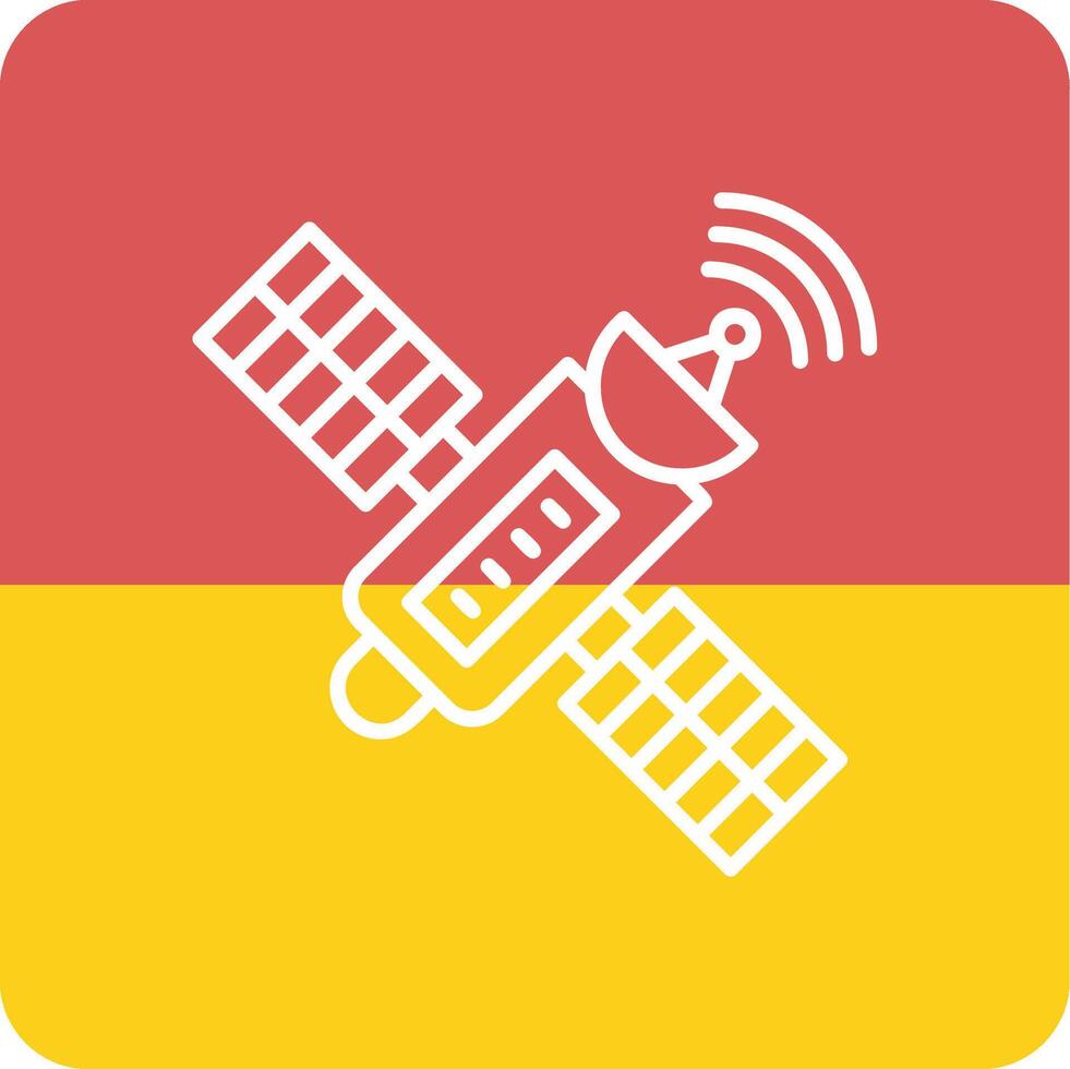 satelliet vector pictogram