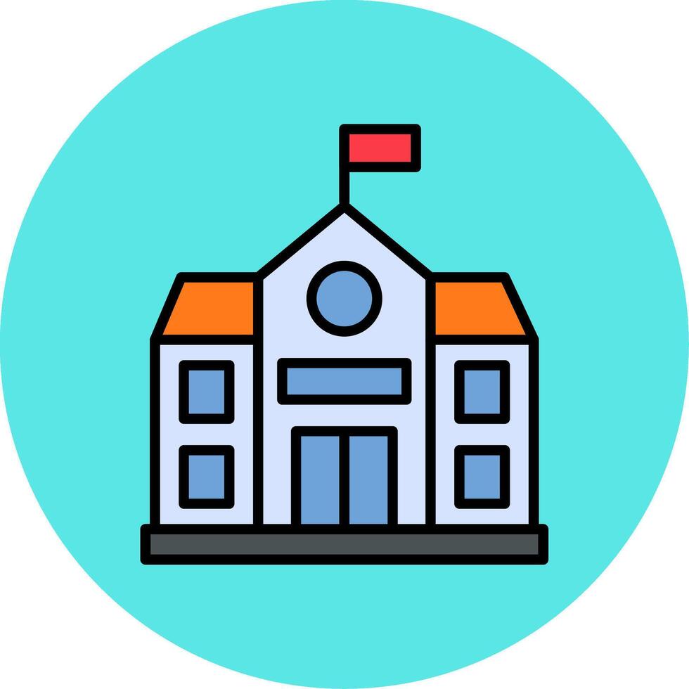 school vector pictogram