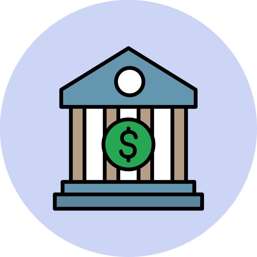 bank vector pictogram