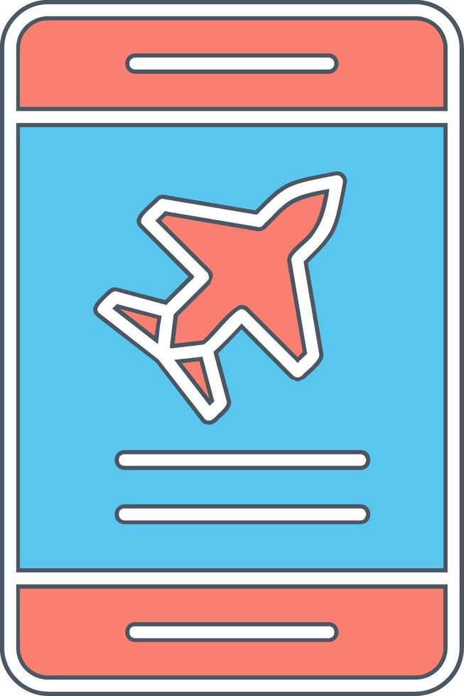 vlak ticket reservering vector icoon