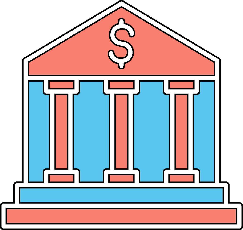 bank vector pictogram