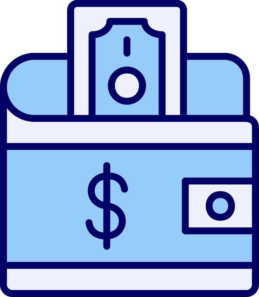 portemonnee vector pictogram