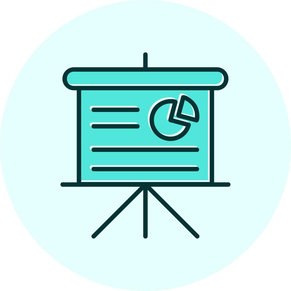 cirkeldiagram vector pictogram