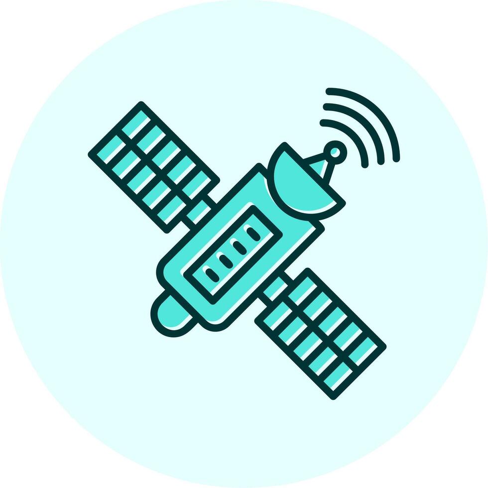 satelliet vector pictogram