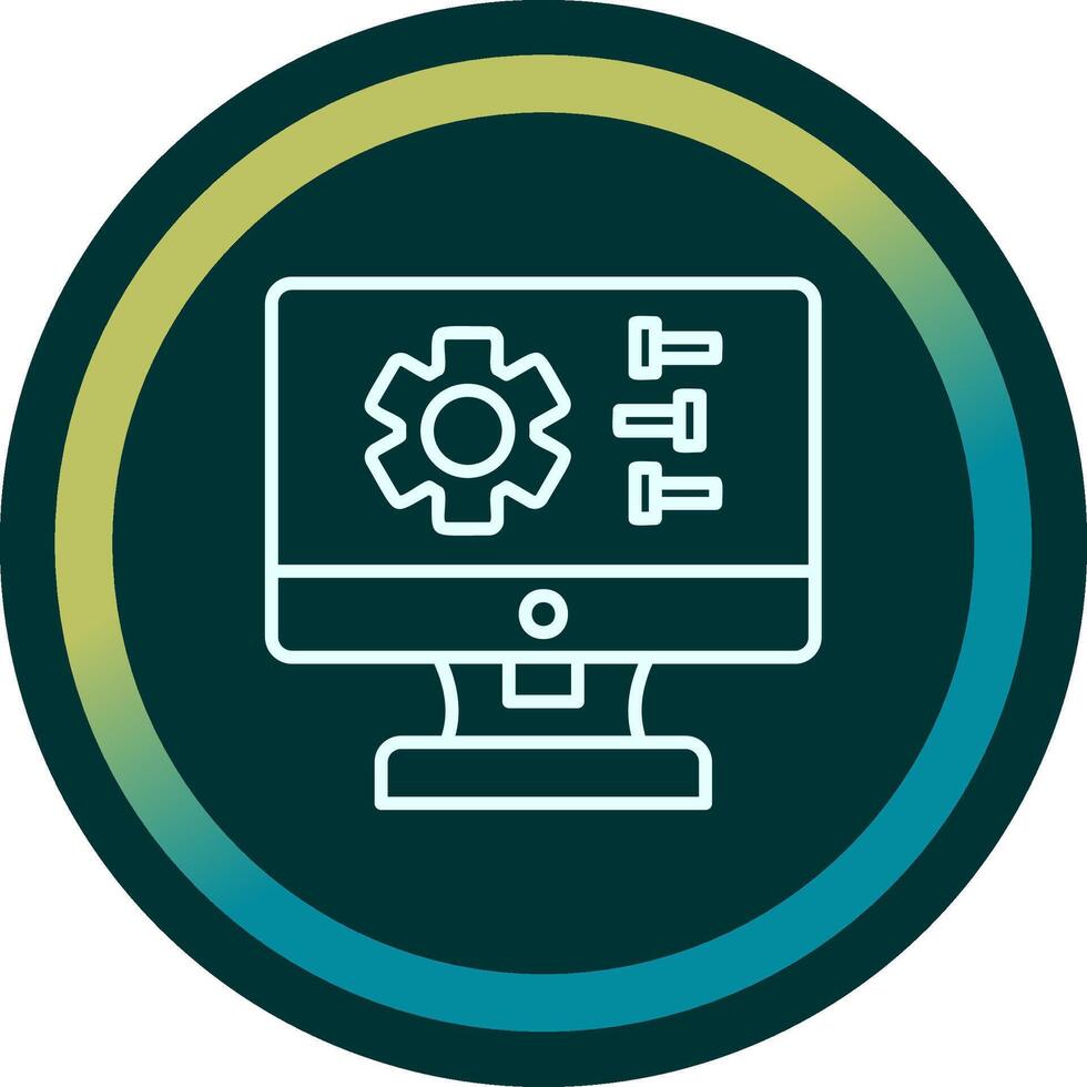 instellingen vector pictogram