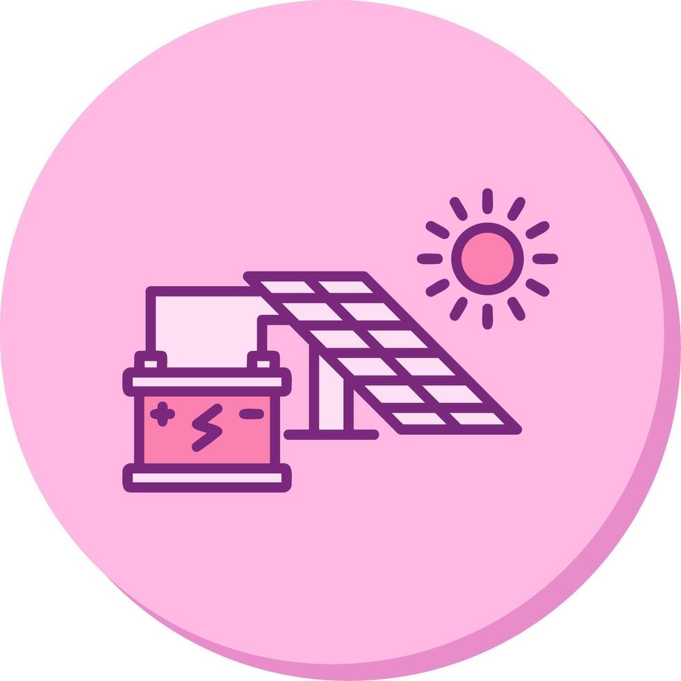 zonne-energie vector pictogram