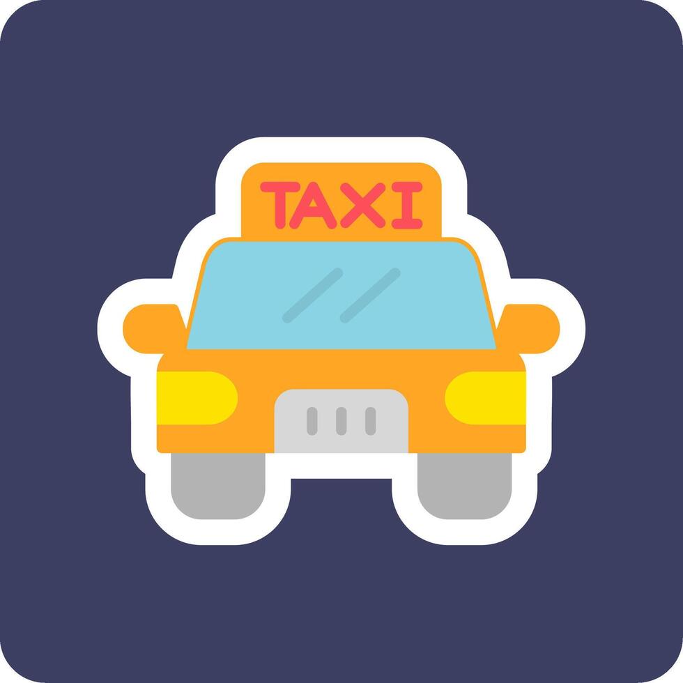 taxi vector icoon