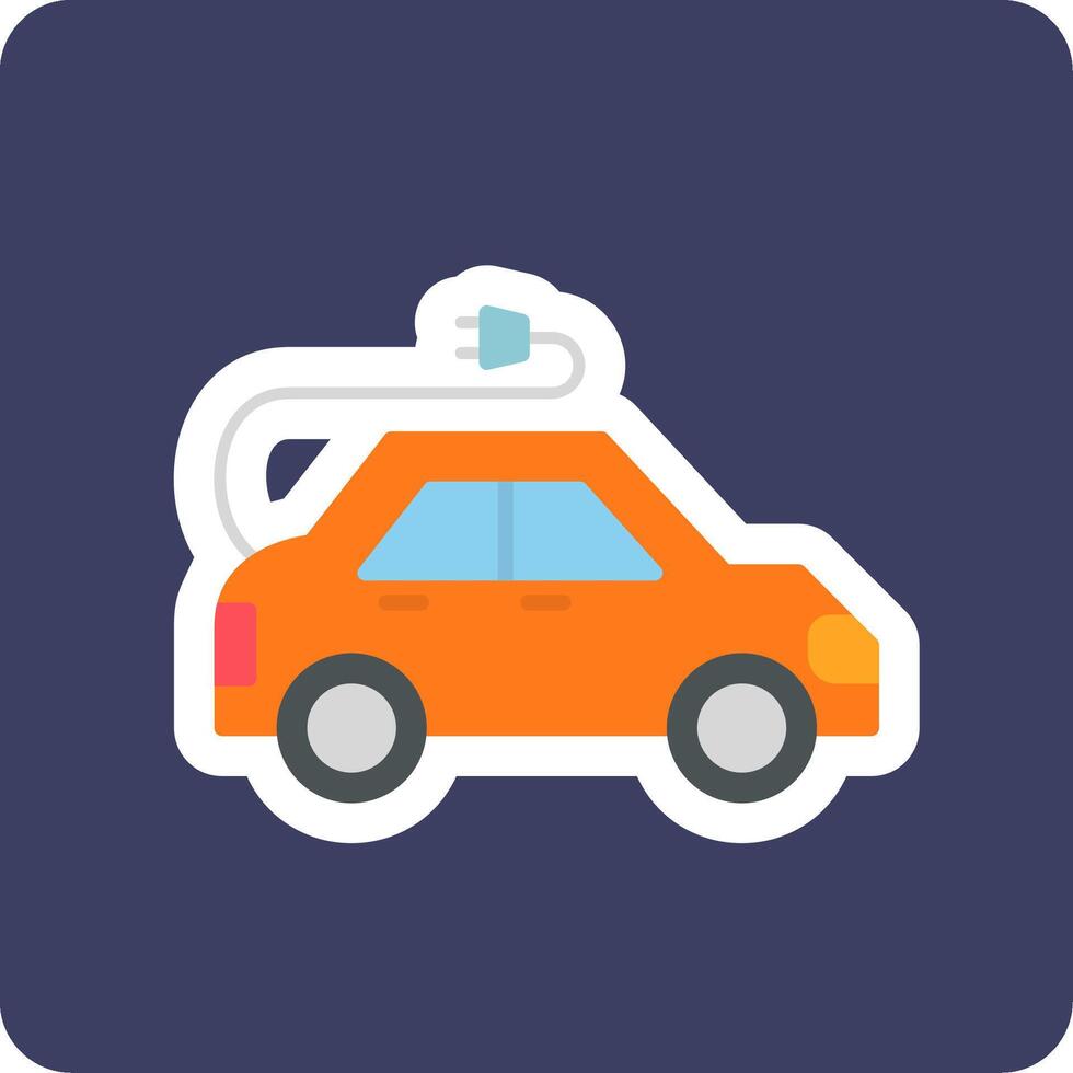 elektrische auto vector icon