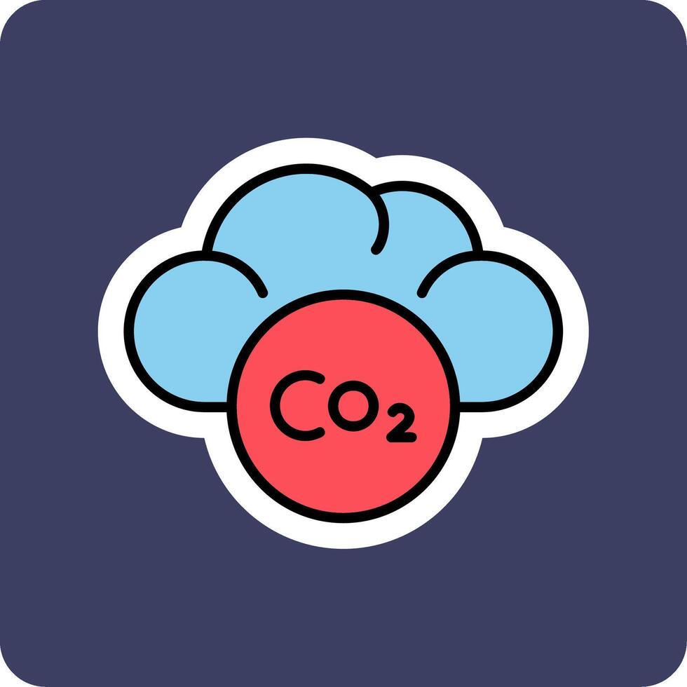 co2 vector icoon