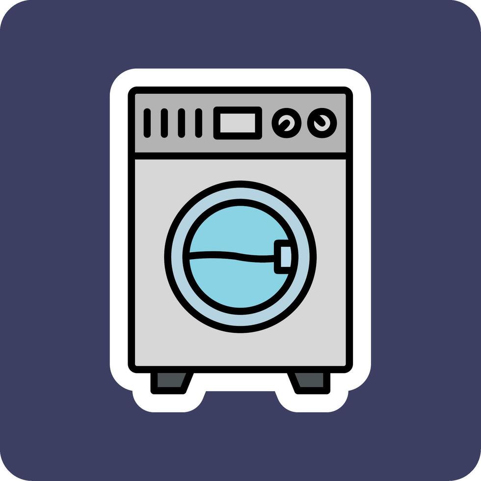 wasmachine vector pictogram