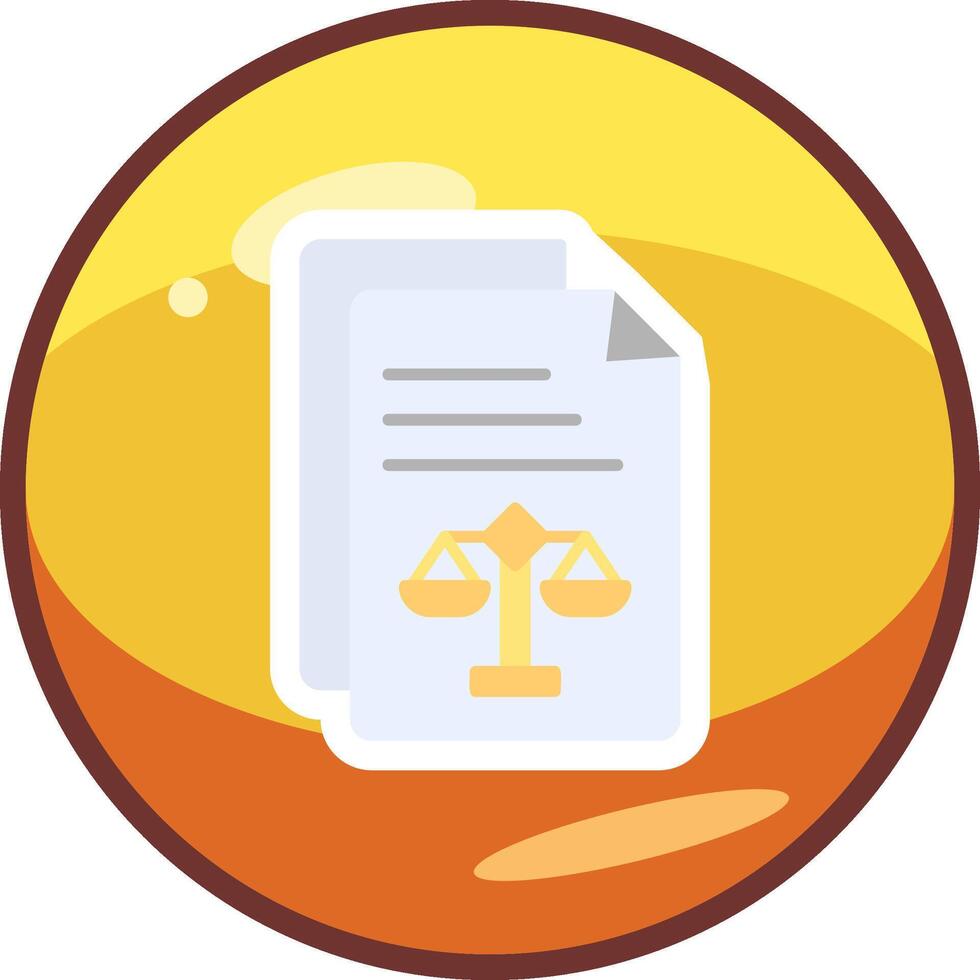 wettelijk document vector icoon