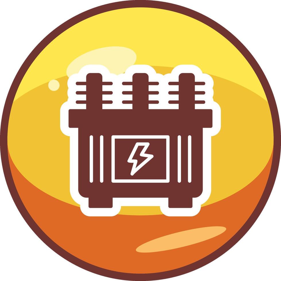 transformator vector pictogram