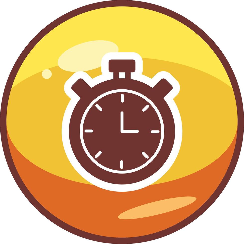 stopwatch vector pictogram