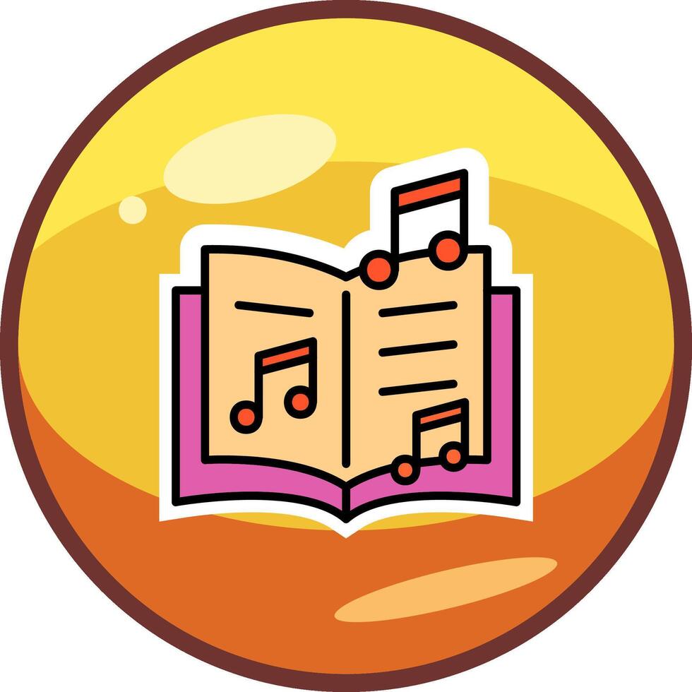 muziek- boek vector icoon