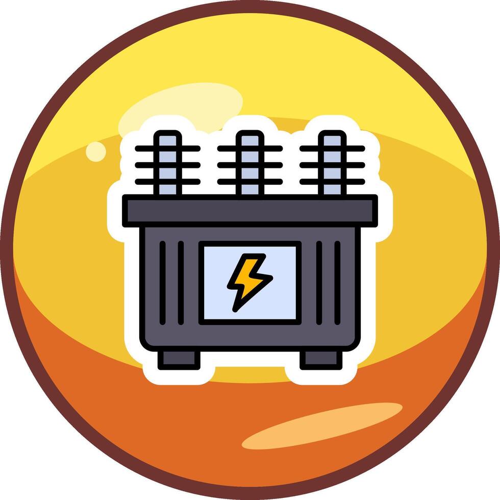 transformator vector pictogram