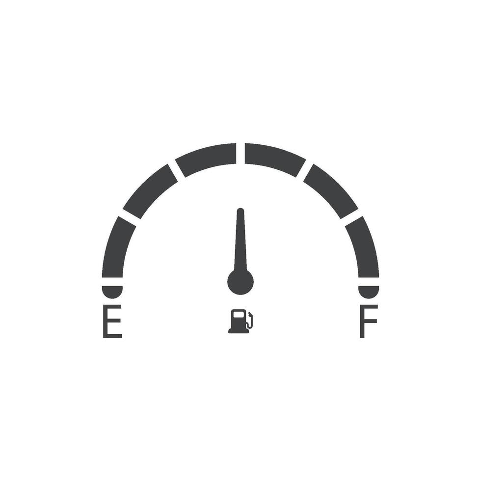 auto brandstof indicator icoon vector