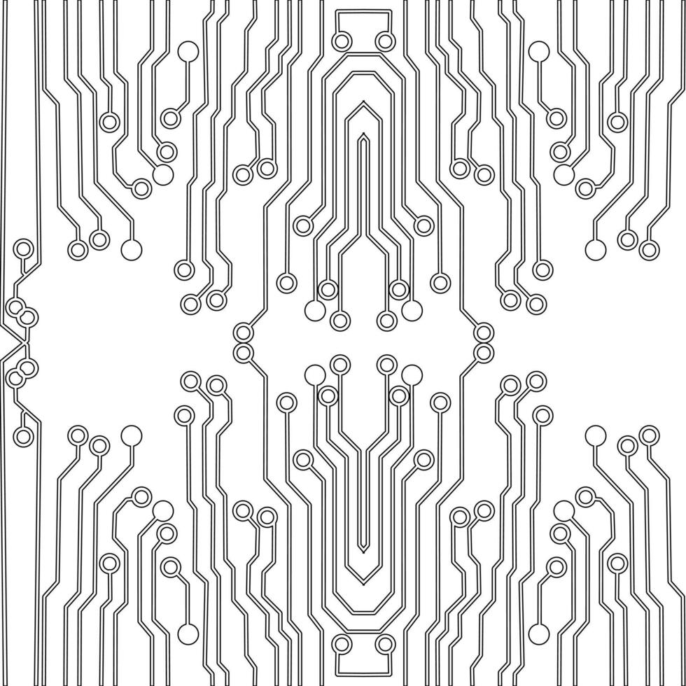 stroomkring bord technologie vector