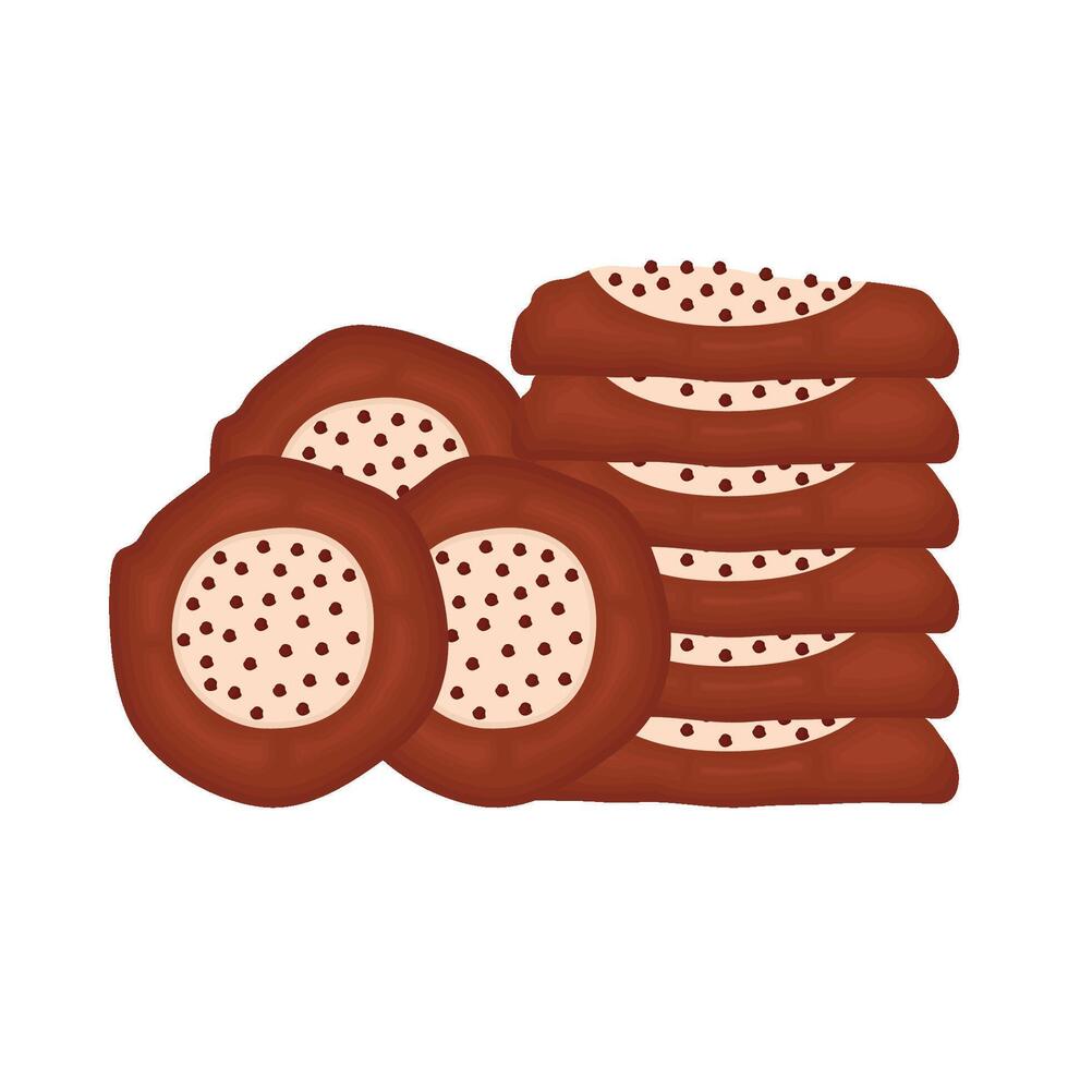 illustratie van cookies vector