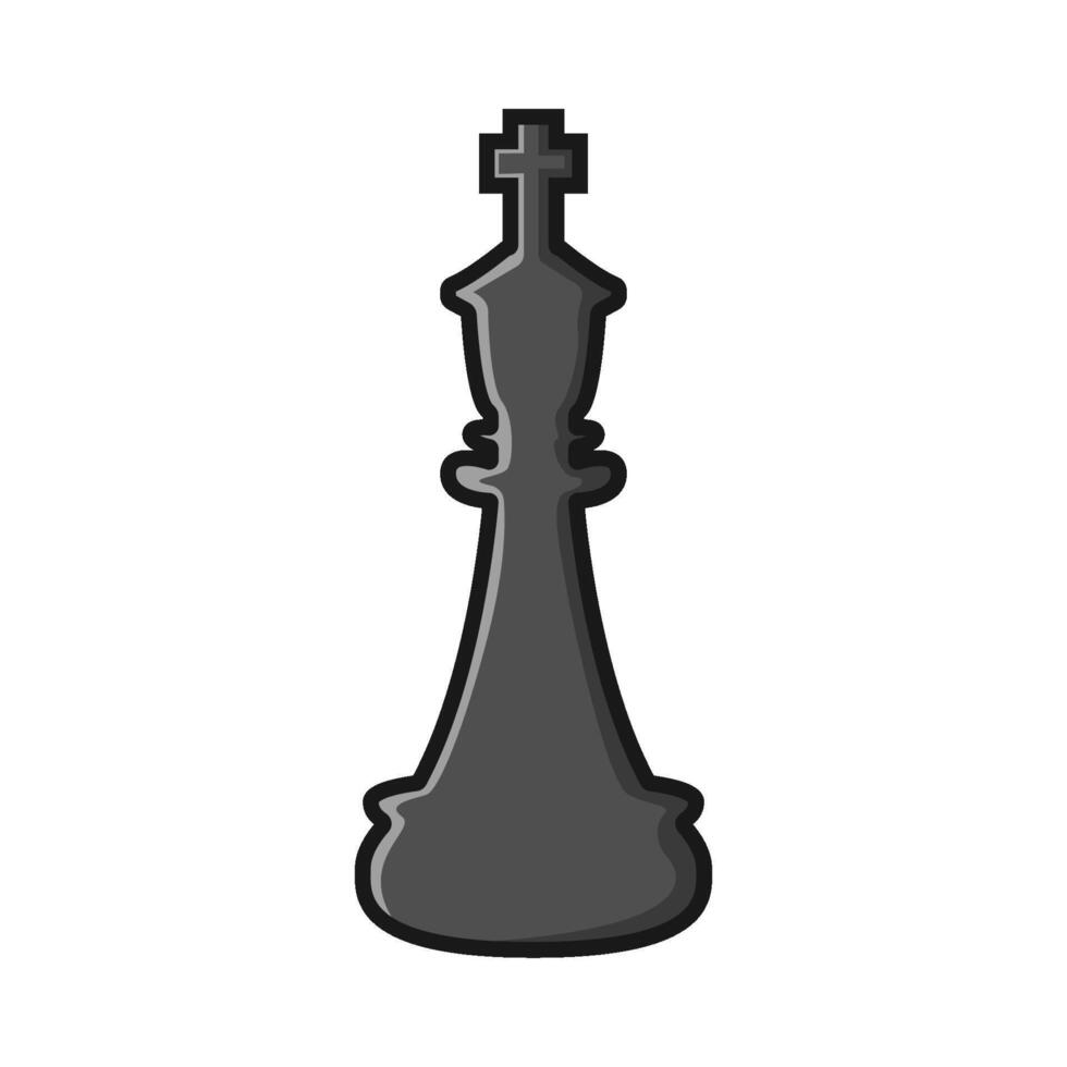 koning schaak illustratie vector