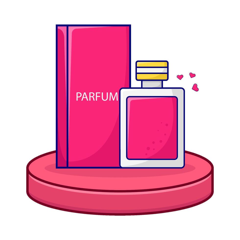 illustratie van parfum vector