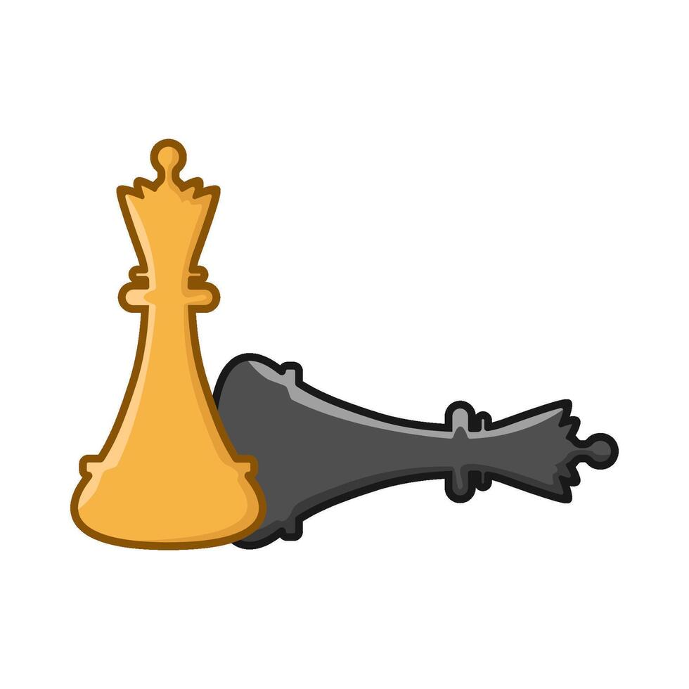bisschop schaak illustratie vector