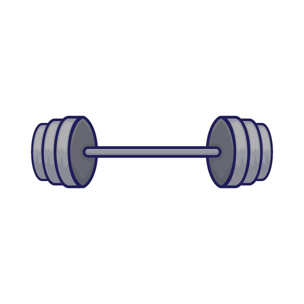 illustratie van barbell vector