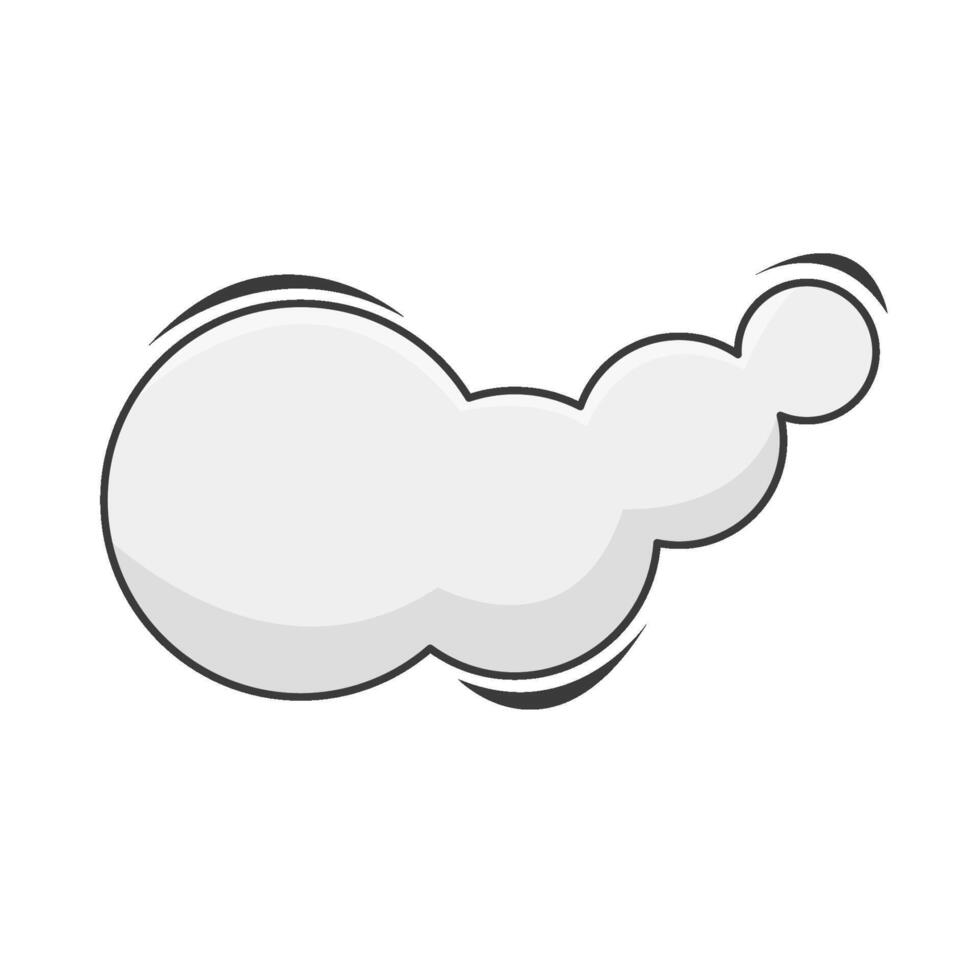 wolk grappig boek bubbel illustratie vector