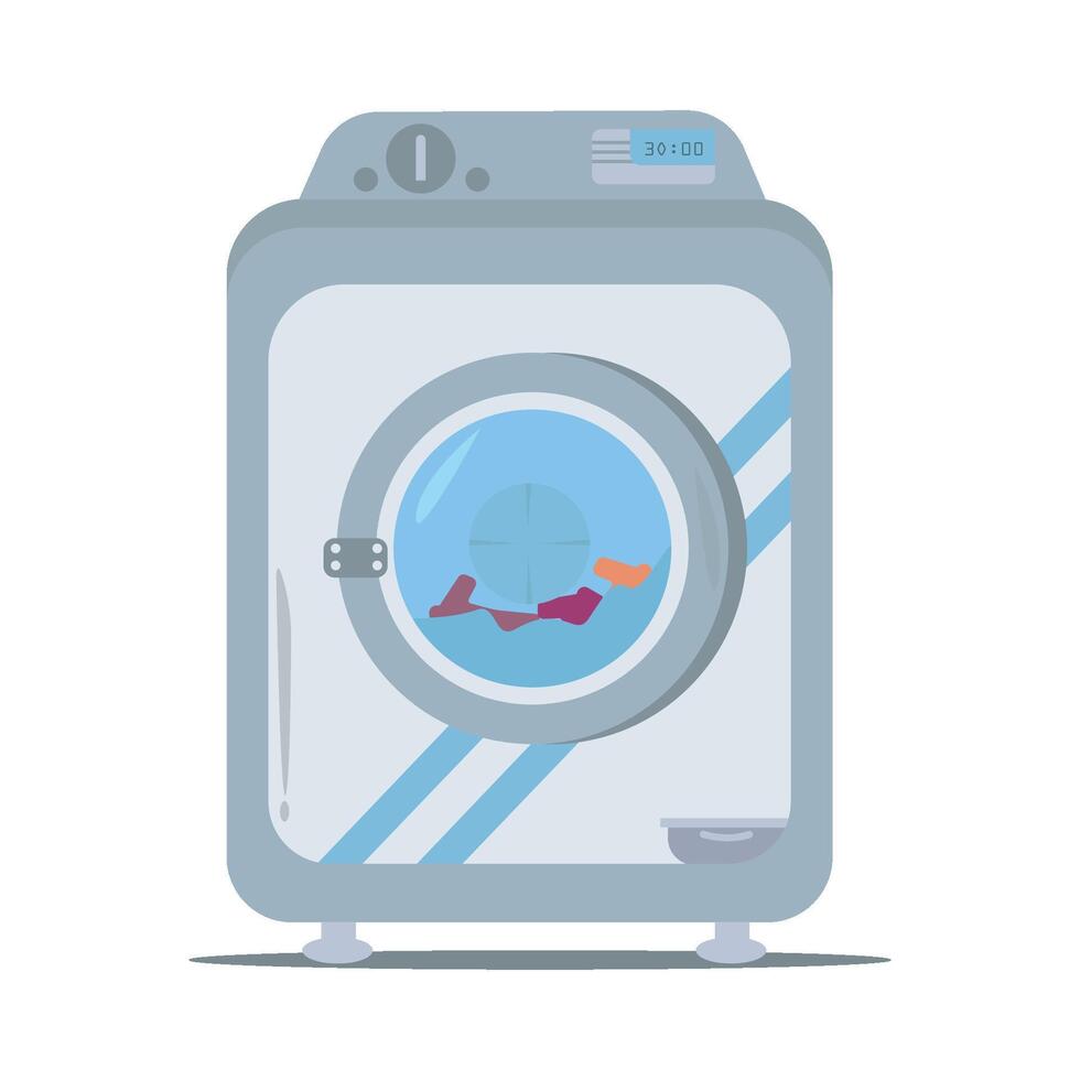 illustratie van de wasmachine vector