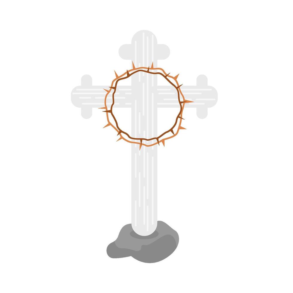 christen kruis religieus illustratie vector