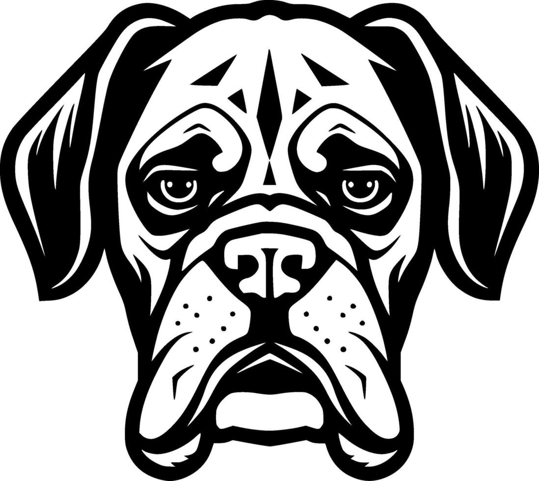 bokser hond - hoog kwaliteit vector logo - vector illustratie ideaal voor t-shirt grafisch
