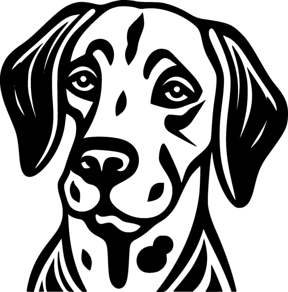 dalmatiër - minimalistische en vlak logo - vector illustratie