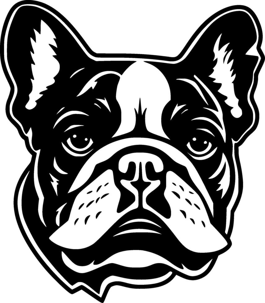 Frans bulldog - hoog kwaliteit vector logo - vector illustratie ideaal voor t-shirt grafisch