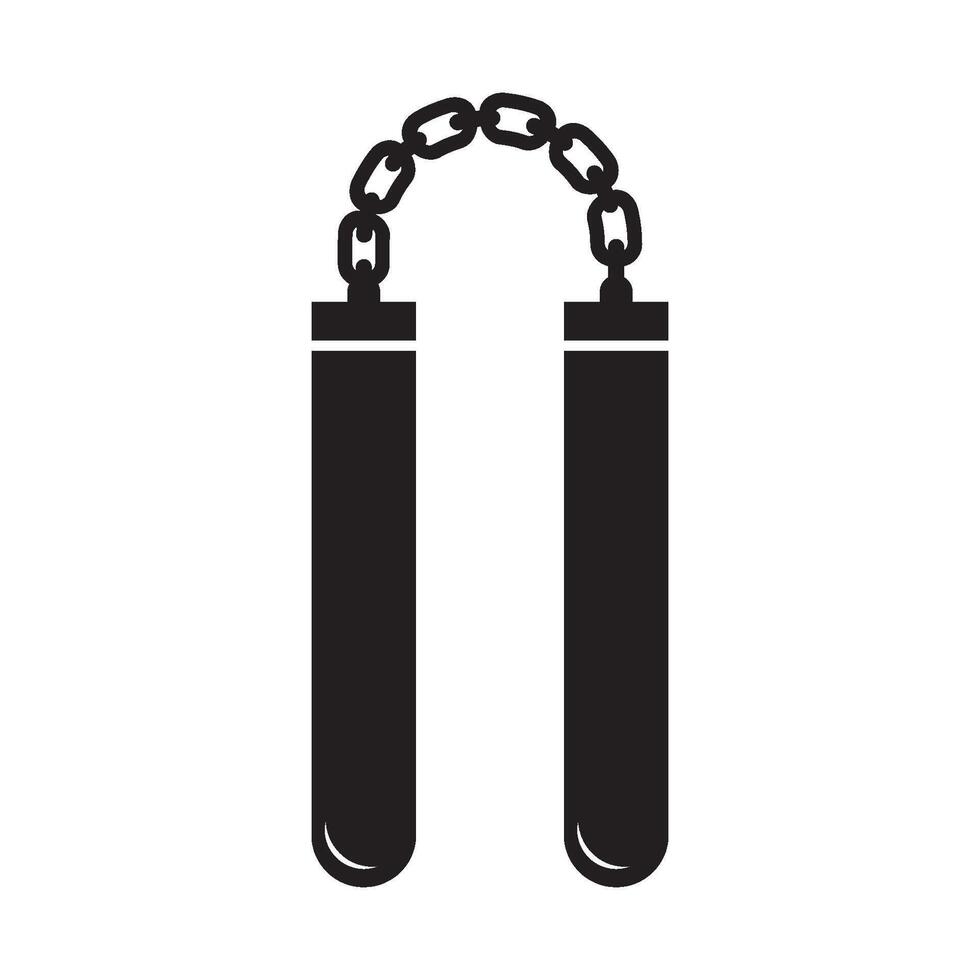 nunchaku icoon vector