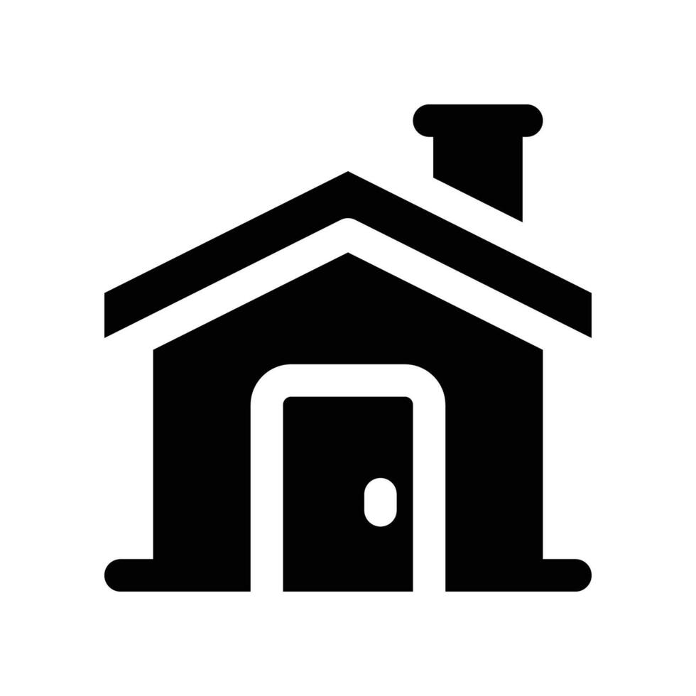 huis icoon. vector glyph icoon voor uw website, mobiel, presentatie, en logo ontwerp.