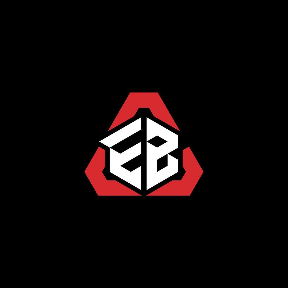 eb eerste logo esport team concept ideeën vector