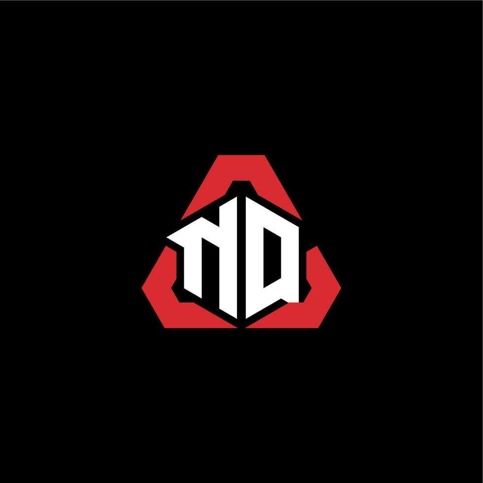 nq eerste logo esport team concept ideeën vector