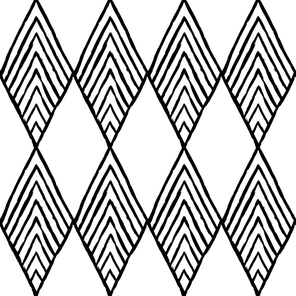 esthetisch hedendaags afdrukbare naadloos patroon met abstract lijn, punt, vorm borstel beroerte in zwart en wit kleuren. boho achtergrond in minimalistische stijl vector illustratie voor behang kleding stof