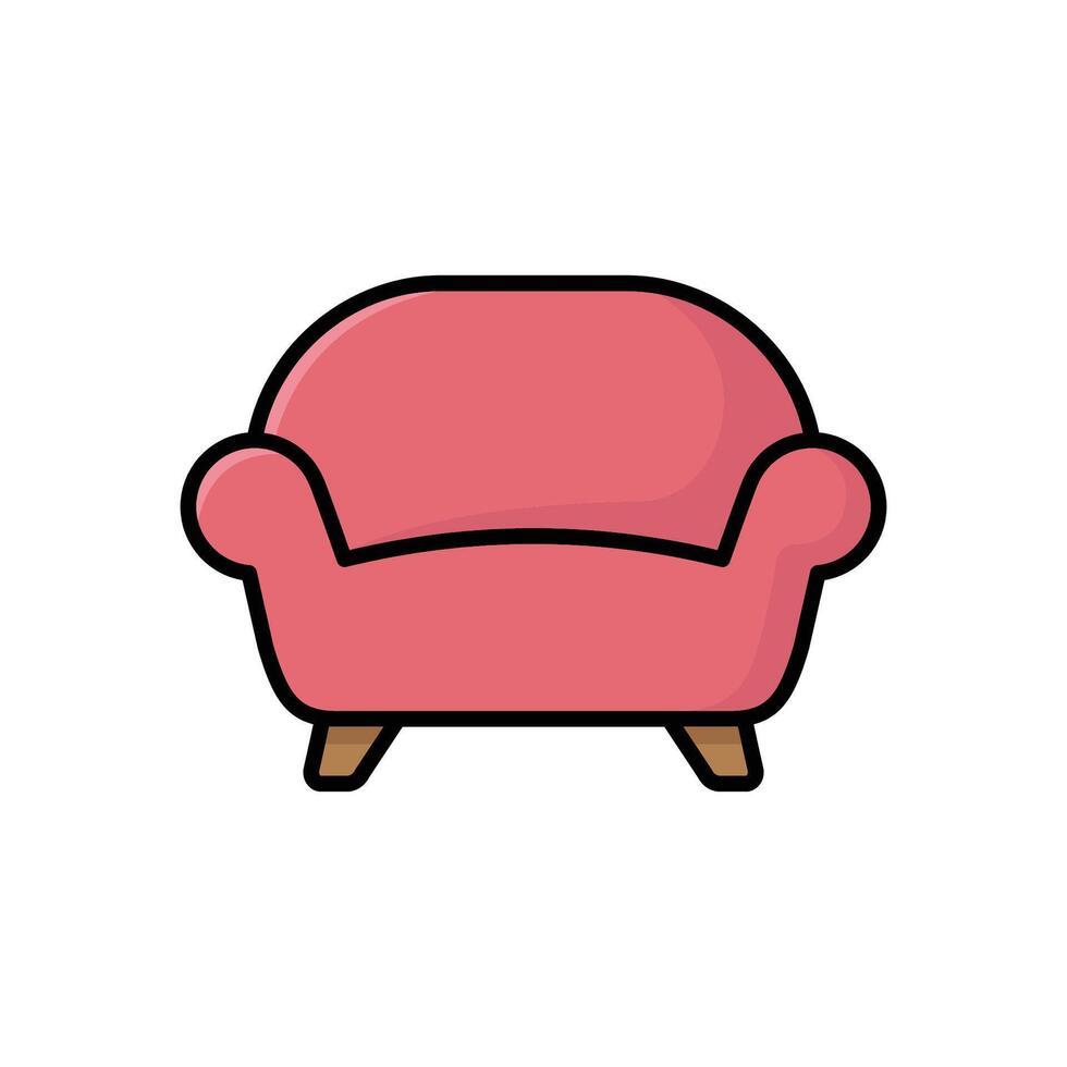 sofa icoon vector ontwerp sjabloon in wit achtergrond