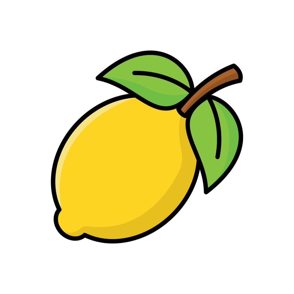 citroen icoon vector ontwerp sjabloon gemakkelijk en schoon