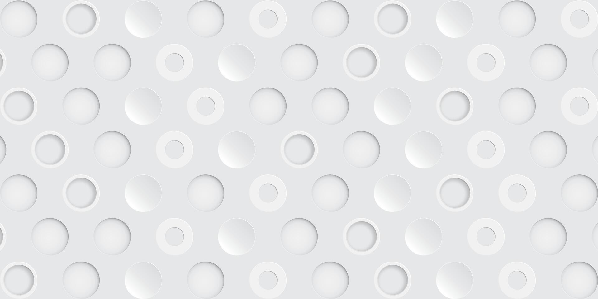 divers 3d cirkel vorm patroon papier besnoeiing stijl Aan grijs achtergrond vector illustratie.