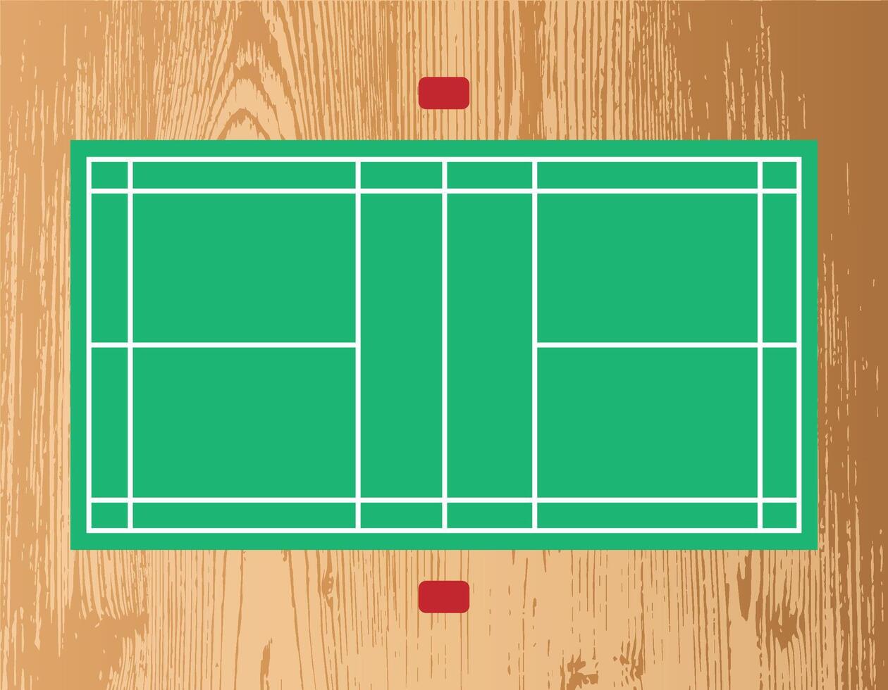badminton hout veld- vector