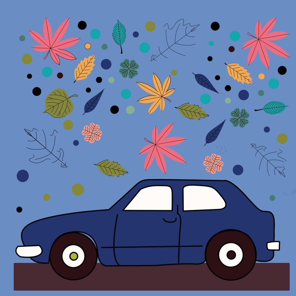 pret auto illustratie ontwerp voor kinderen vector