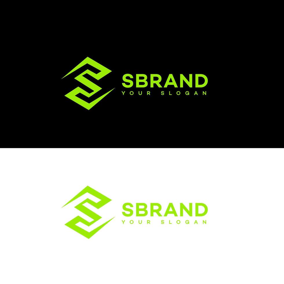 s brief logo vector ontwerp icoon merk identiteit teken symbool