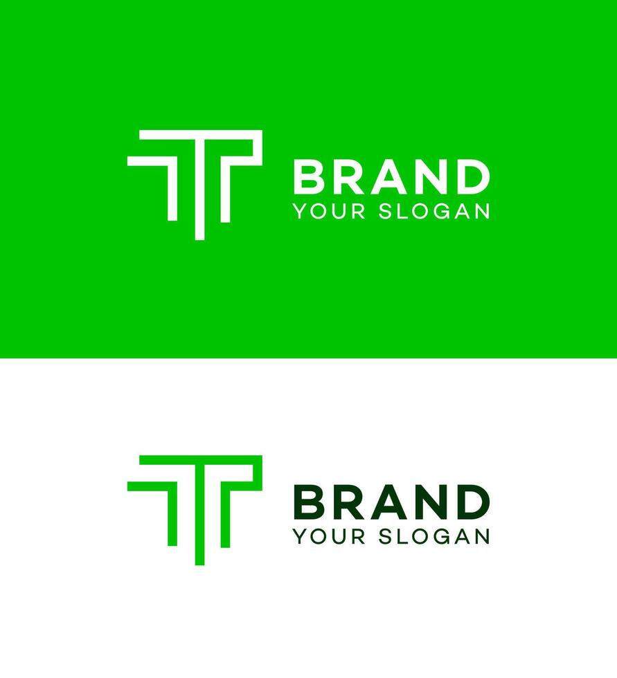 t brief logo vector icoon merk identiteit teken symbool