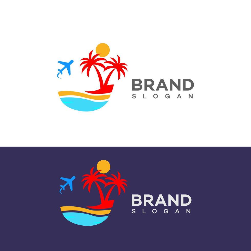 lucht reizen logo icoon merk identiteit teken symbool vector